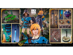 Линк, делюкс версия (Legend of Zelda: Breath of the Wild)  - Коллекционная ФИГУРКА 1/6 scale Mysterious Legend Warrior Deluxe Edition (NW001B) - NW TOYS
