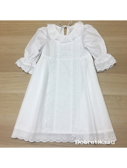 Крестильное платье, модель "Дарья", можно вышить любое имя