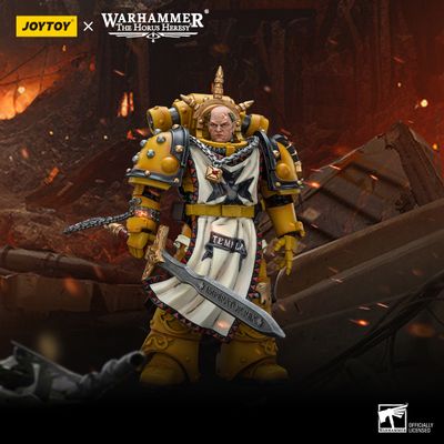 Сигизмунд, первый капитан Имперских Кулаков (Warhammer Horus Heresy) - КОЛЛЕКЦИОННАЯ ФИГУРКА 1/18 Imperial Fists Sigismund First Captain of the Imperial Fists (JT9237) - JOYTOY