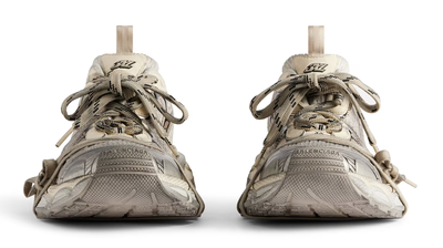 Balenciaga 3XL Worn-Out Ivory Metallic Old