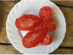 Томат Сливка полосатая