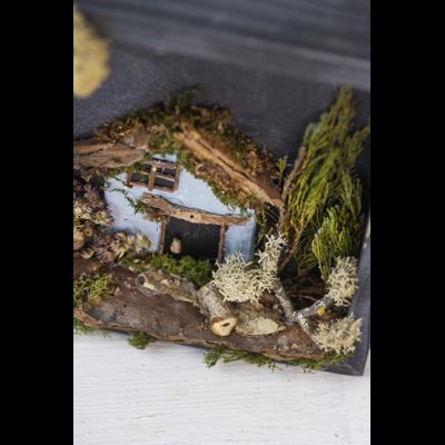 Новогодняя эко-картина № 1179