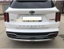 Защита заднего бампера d60 для Kia Sorento 2020-