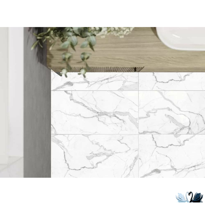 Керамогранит Alpas Euro Eco Marble 6582 60х60 см глянцевый, под Calacatta Borghini