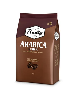 Кофе в зернах Paulig Arabica Dark Roast 100% арабика 1 кг