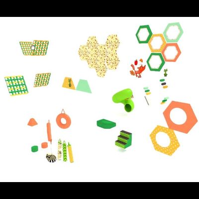 Детский игровой лабиринт «Соты» 4,68х1,98х3,18м.