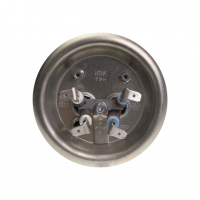 Фланец с сухими тэнами 2000Вт(700+1300)нерж. ф92,М4,под раз. 490мм [56525]