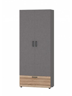 Шкаф для одежды с полками и штангой Денвер 401.02