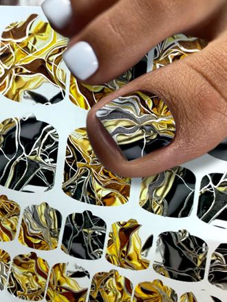 Пленки для педикюра с фольгой VIP-047