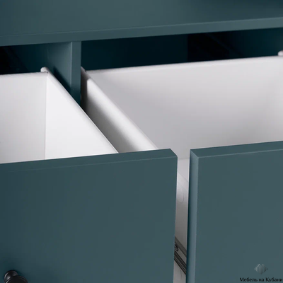 2.08.03.080.6 САГА тумба 2 ящика темно-бирюзовая