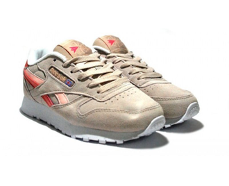 Женские кроссовки Reebok classic замшевые розовые