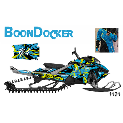 Наклейки на снегоход  Lynx boondocker