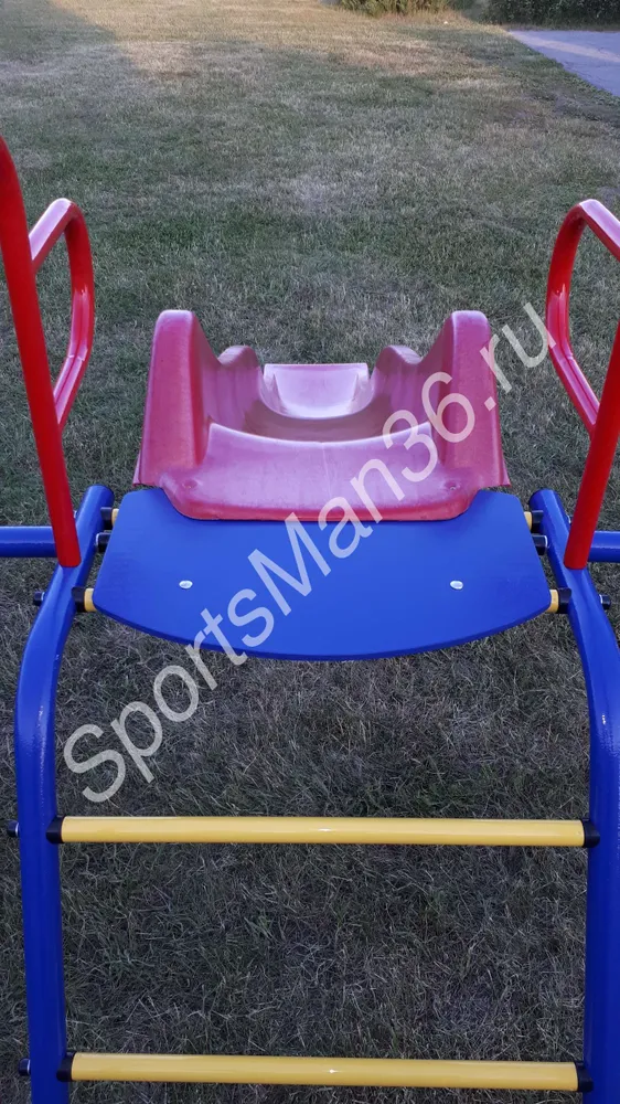 подставка для детской горки + скат S-line 3 м красный