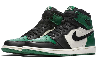 кроссовки Air Jordan 1 Retro High OG Pine Green 555088-302