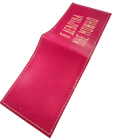 Обложка на студенческий билет с принтом "Я девочка, мне можно"