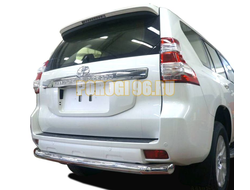 Защита заднего бампера d76 для Toyota Land Cruiser Prado 150 (2010-...)