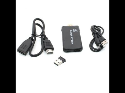 Игровая приставка M8 Mini Game Stick 4K HDMI + 2 беспроводных джойстика, консоль для телевизора