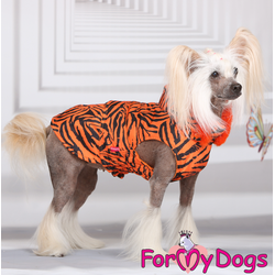 FOR MY DOGS попона тигр оранжевая