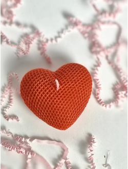 Свеча "Сердце" Красный