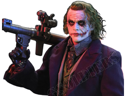 Джокер (Хит Леджер, Бэтмен, Тёмный рыцарь) + Куча долларов - Коллекционная ФИГУРКА 1/6 scale DEVIL JOKER + Dollar heap (BT101) - Black Toys