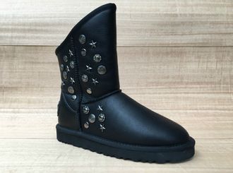 UGG Australia Черные с фурнитурой (36-40) Арт.009F