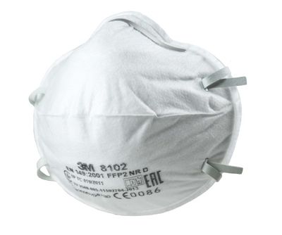 Респиратор 8102 (FFP2) без клапана