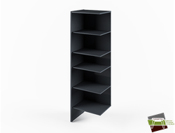 Дополнительная секция стеллажа I-641 578*440*1940 (Ш*Г*В) Антрацит