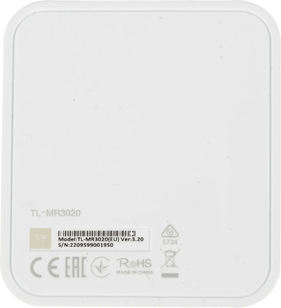 Wi-Fi роутер TP-Link TL-MR3020 Белый