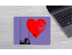 Коврик для влюбленных, на 14 февраля для мыши №10