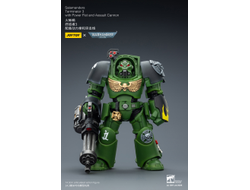 Терминатор Саламандр (Warhammer 40K) - КОЛЛЕКЦИОННАЯ ФИГУРКА 1/18 Salamanders Terminator with with Power Fist and Assault Cannon (JT03233) - JOYTOY
