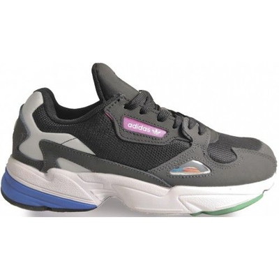 Adidas falcon black carbon grey on sale