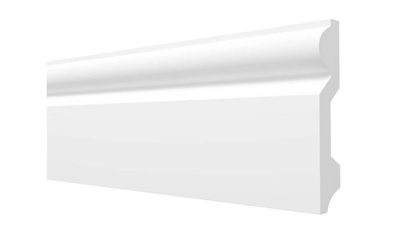 Напольный плинтус Decor-Dizayn DD137, для покраски, влагостойкий, ударопрочный, 2 метра