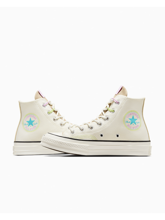 Ladies white high top converse best sale