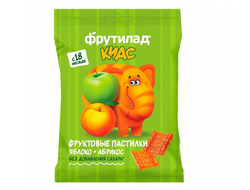 Фруктовые пастилки для детского питания яблоко-абрикос 30г, БД