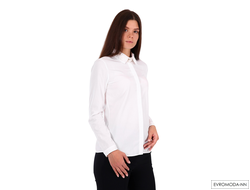 Блузка белая Чарми-Flower