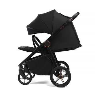 Коляска прогулочная Peppy Marco 2026, Rose Black (Черный с золотом)