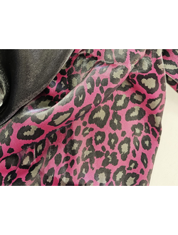 " Мокрый" шёлк МОНОРЕЙ 1568 Цвет 08 Фуксия