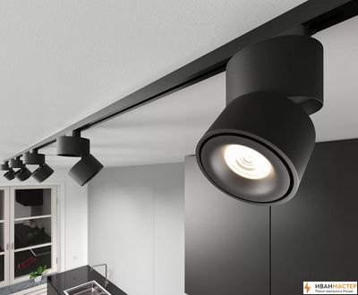 Установка трековых светильников цена в Москве ИВАНМАСТЕР