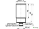 Емкостный датчик уровня CSB AC82A5-43P-10-LZS4