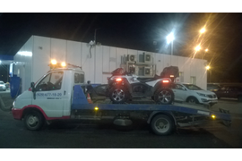 Услуги мото эвакуатора из Дмитрова в Чехов 22.04.2017