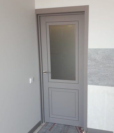 ДВЕРНАЯ ЛИНИЯ. ДЕКАНТО. SOFT TOUCH СЕРЫЙ БАРХАТ