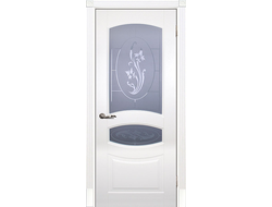 Фото: ДО  Смальта 2  белая эмаль с овалом и стеклом