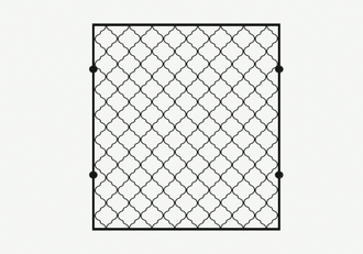 Решетка на окно №013