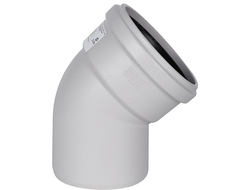 Отвод канализационный STOUT D 110х45° бесшумный (Арт. SKB-0008-011045)