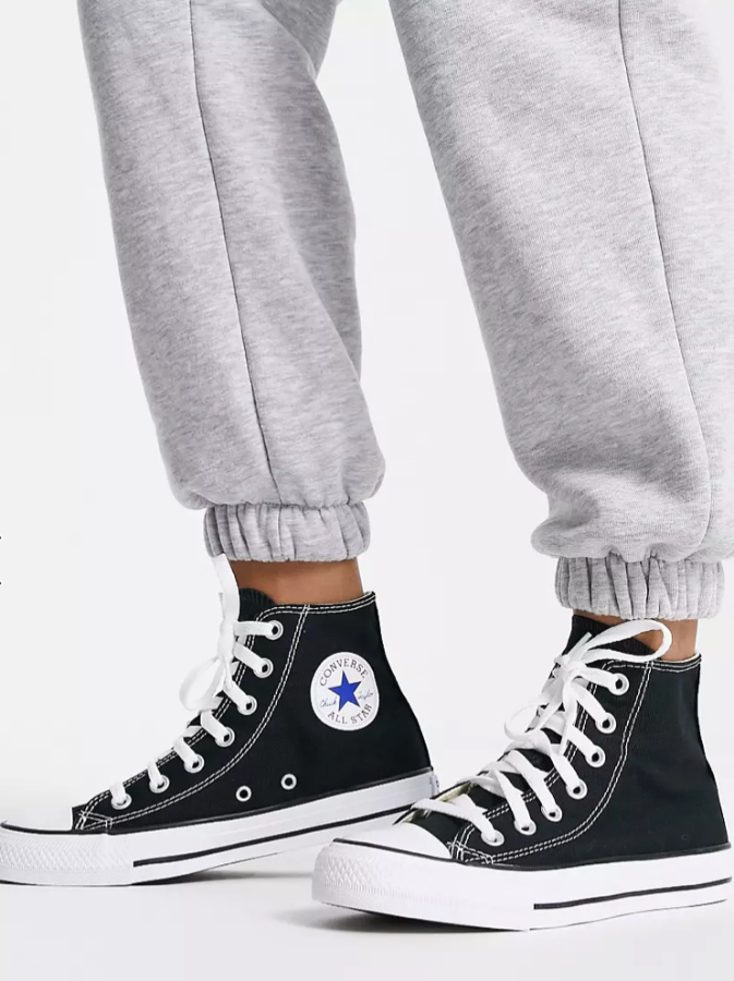 Купить черные кеды Converse со скидкой 50%