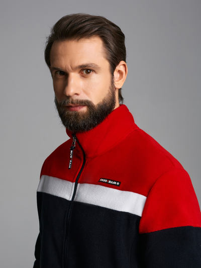 Теплый мужской спортивный костюм  из флиса 111SKM-1549