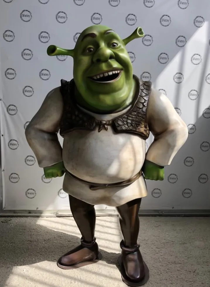 Фигура Шрека из стеклопластика
