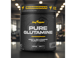 (BIG MAN NUTRITION) PURE GLUTAMINE - (300 гр) - (без вкуса)