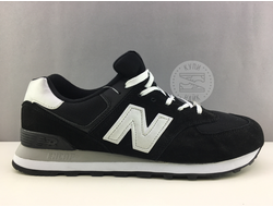 New Balance 574 черные большие (49) Арт. 007М