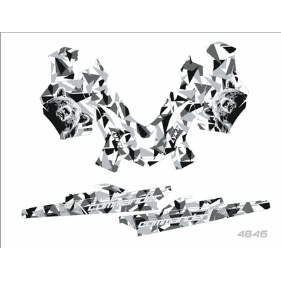 Наклейки на снегоход  Lynx Ranger Expedition Commander 2011-2019 #4846